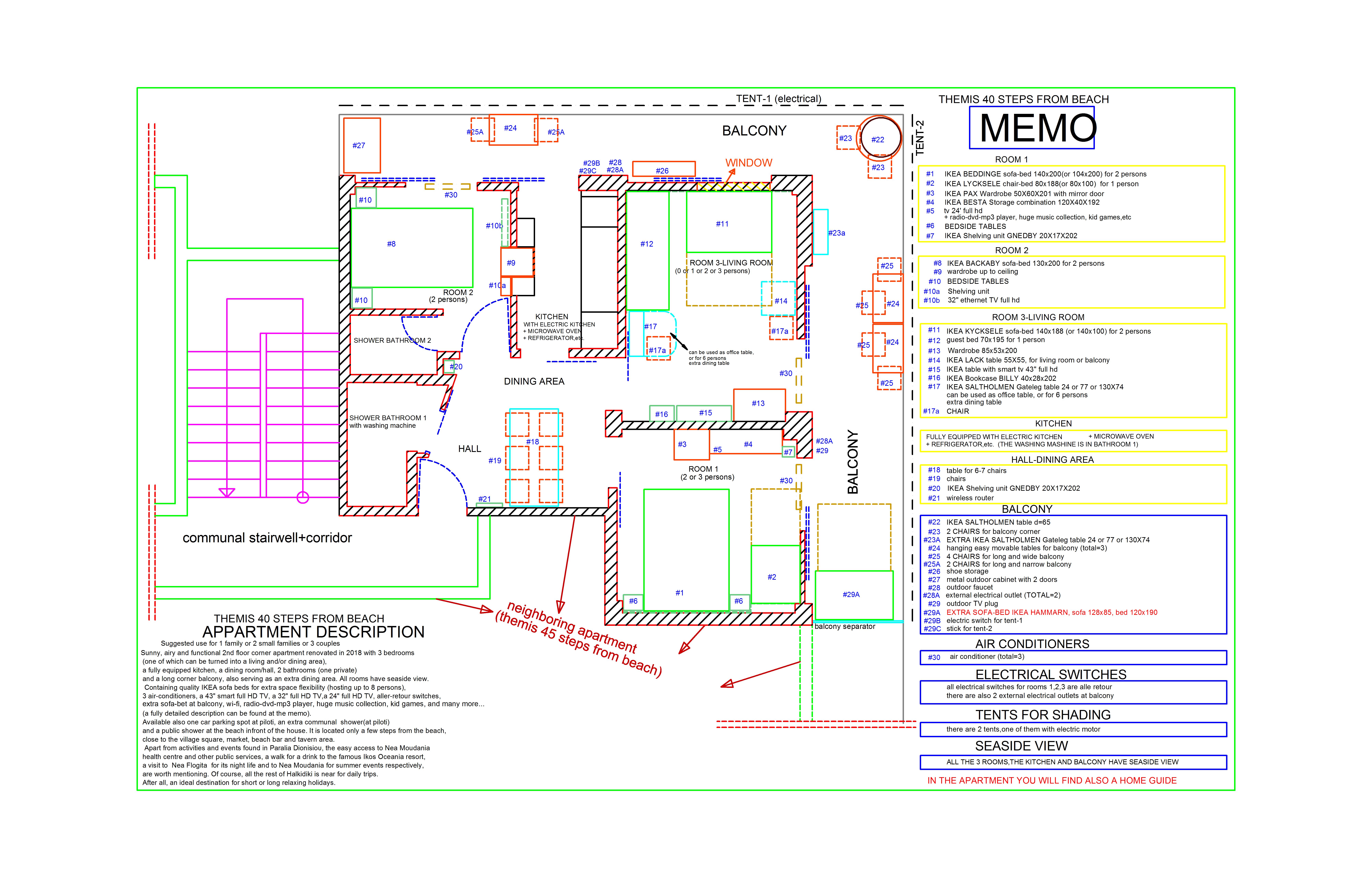 PLAN VIEW WITH A MEMO